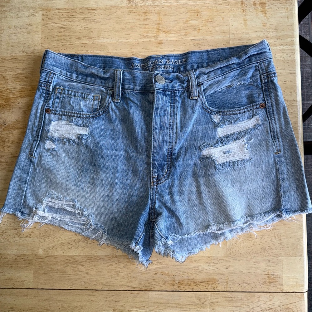 American Eagle Blue Denim Shorts